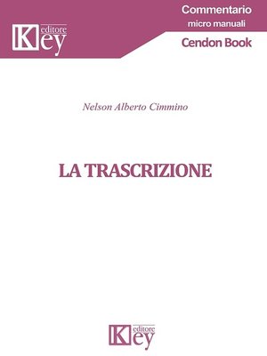 cover image of La trascrizione
